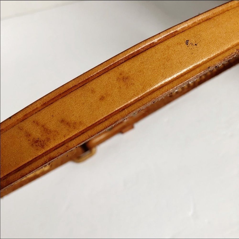 Tooled Leather Belt - Picture 8 of 9